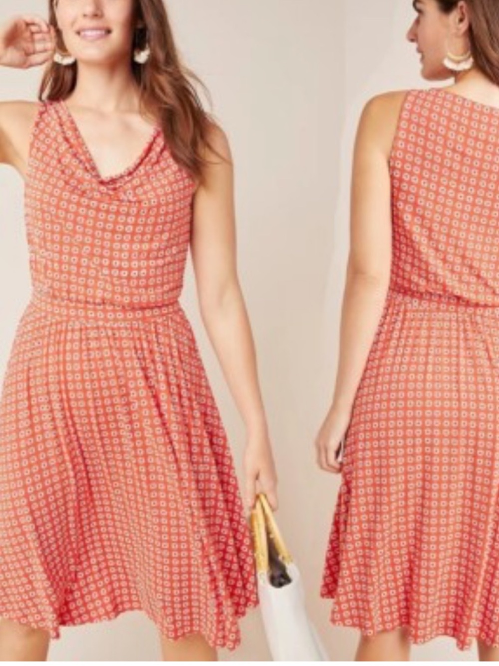 anthropologie maeve brianne dress mRed Floral Sleeveless Summer Dress